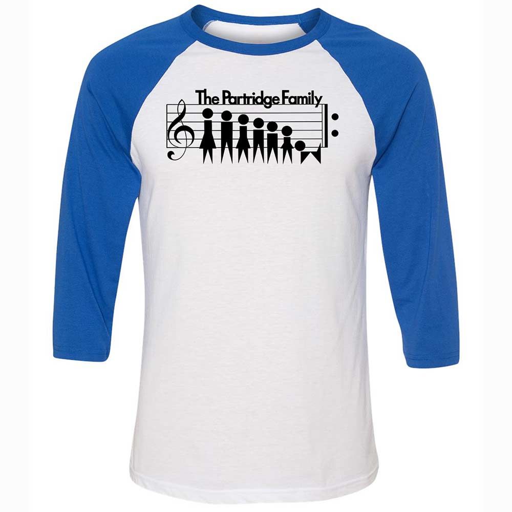 Unisex 3/4 Baseball Tee - CFW8XB2C - White/True Royal - 10