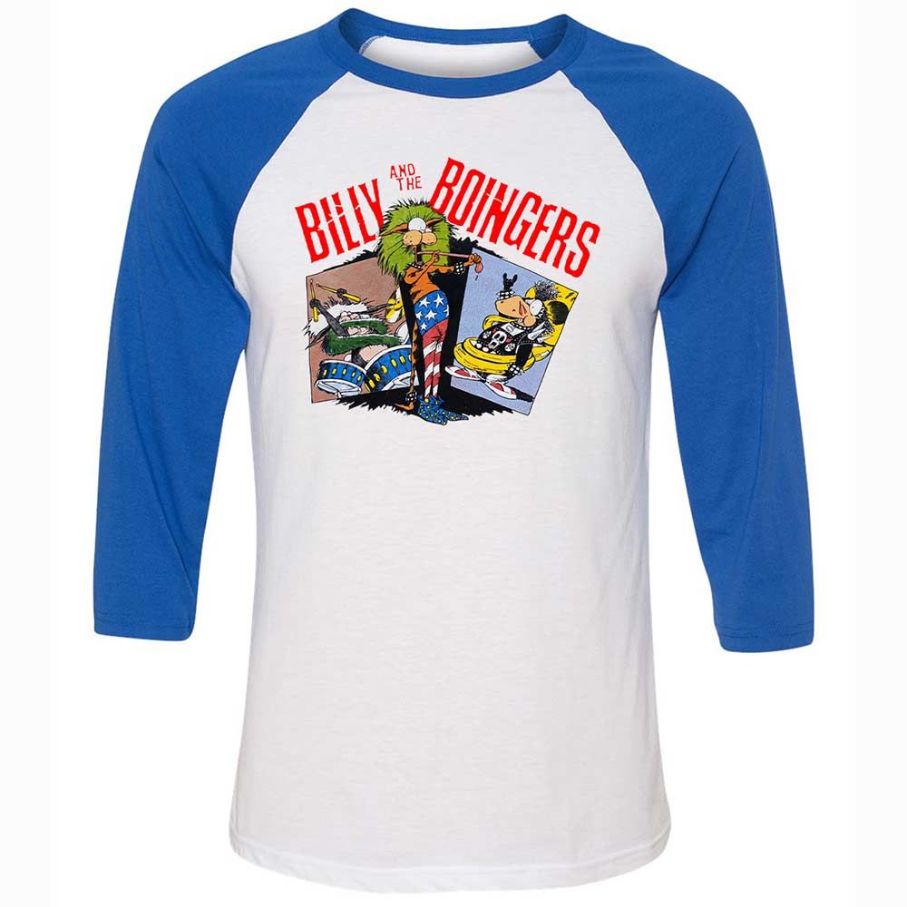 Unisex 3/4 Baseball Tee - 6P5XLHCP - White/True Royal - 10