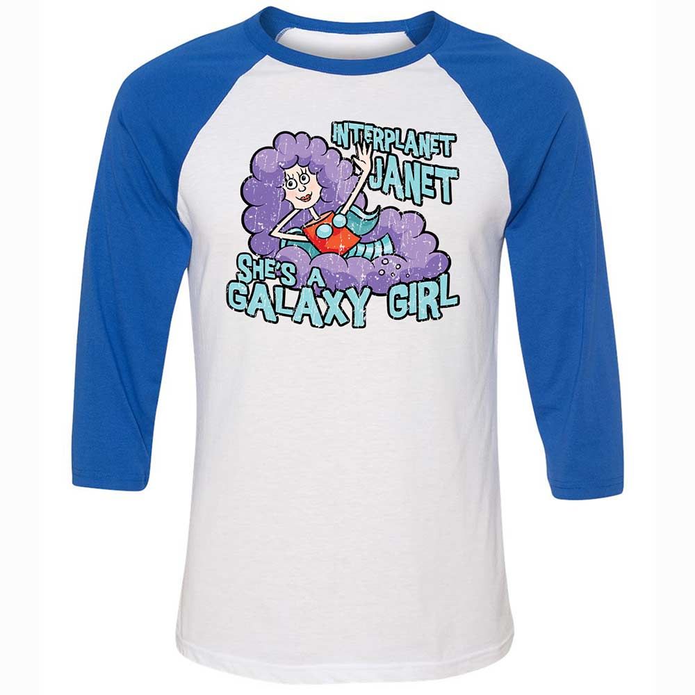 Unisex 3/4 Baseball Tee - U7WLUBC2 - White/True Royal - 10