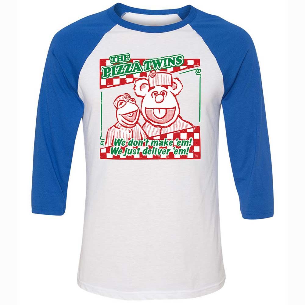 Unisex 3/4 Baseball Tee - BCR7WXEF - White/True Royal - 10