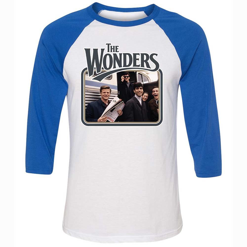 Unisex 3/4 Baseball Tee - E4BMC35D - White/True Royal - 10