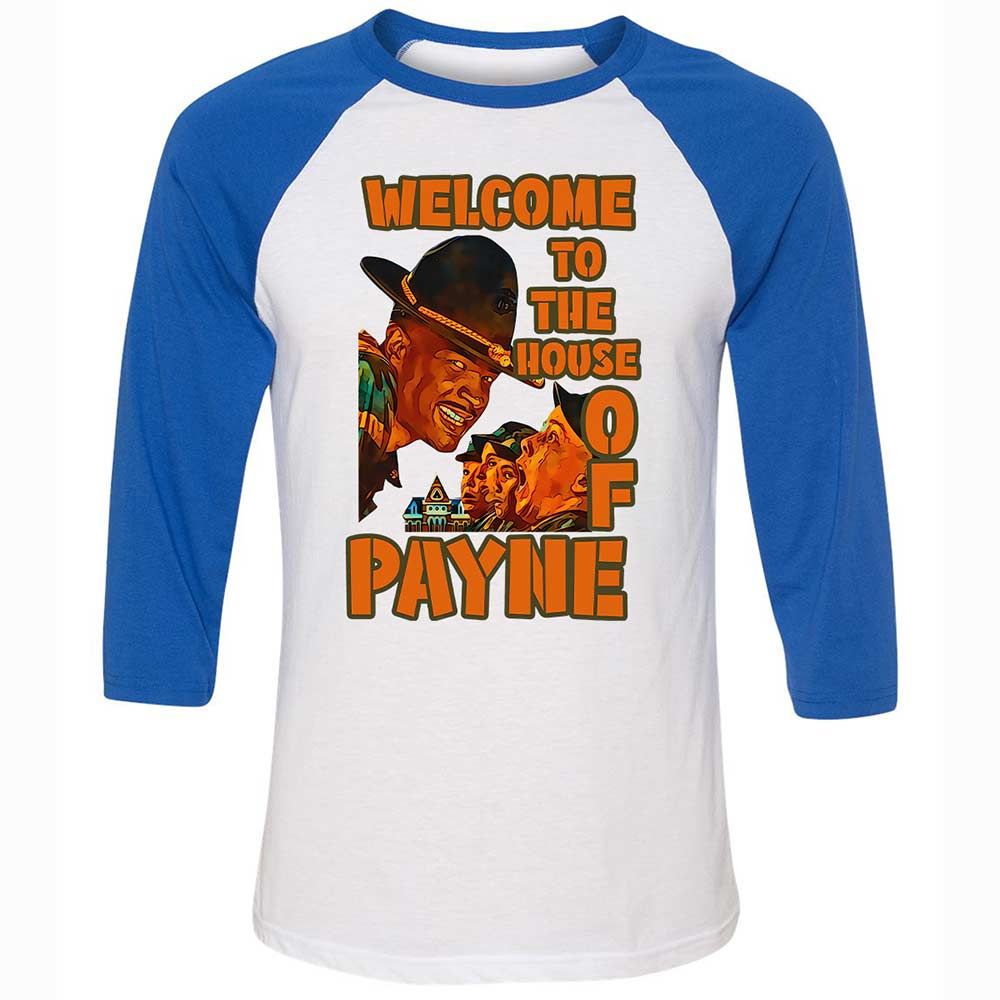 Unisex 3/4 Baseball Tee - P46BNDG1 - White/True Royal - 10