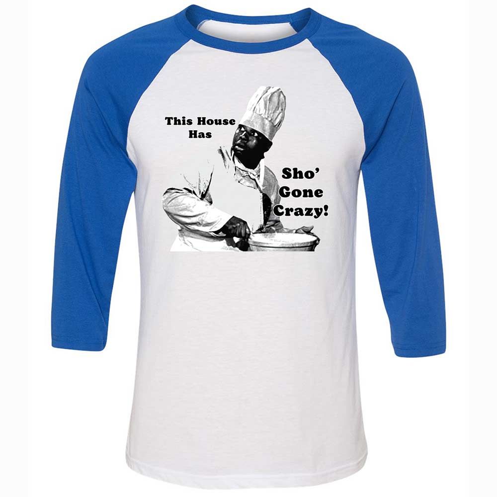 Unisex 3/4 Baseball Tee - W4GHLUBT - White/True Royal - 10