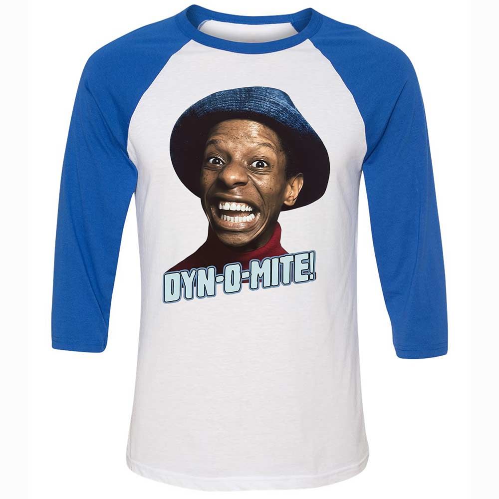 Unisex 3/4 Baseball Tee - BUB22M4P - White/True Royal - 10