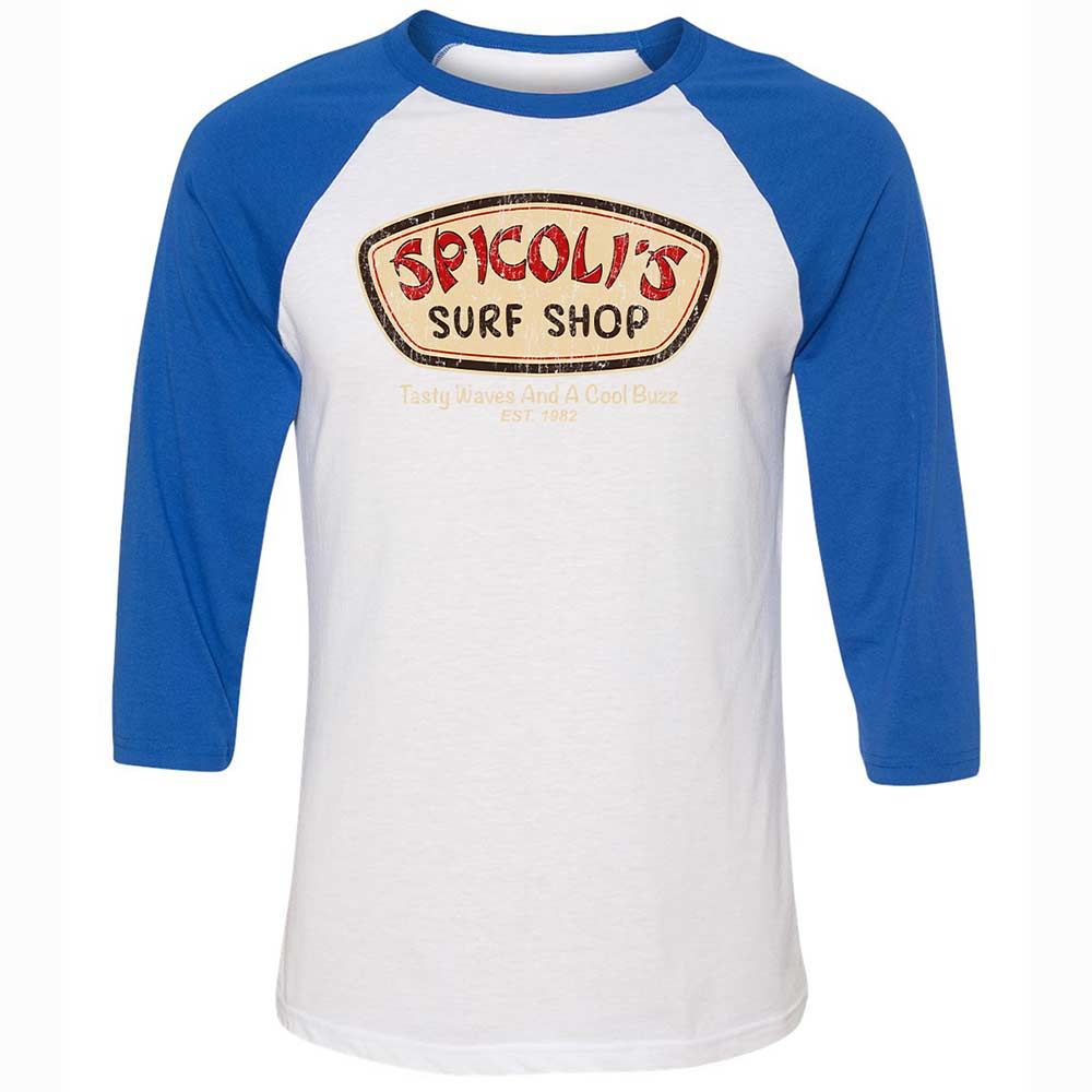 Unisex 3/4 Baseball Tee - MQ3HAT2R - White/True Royal - 10