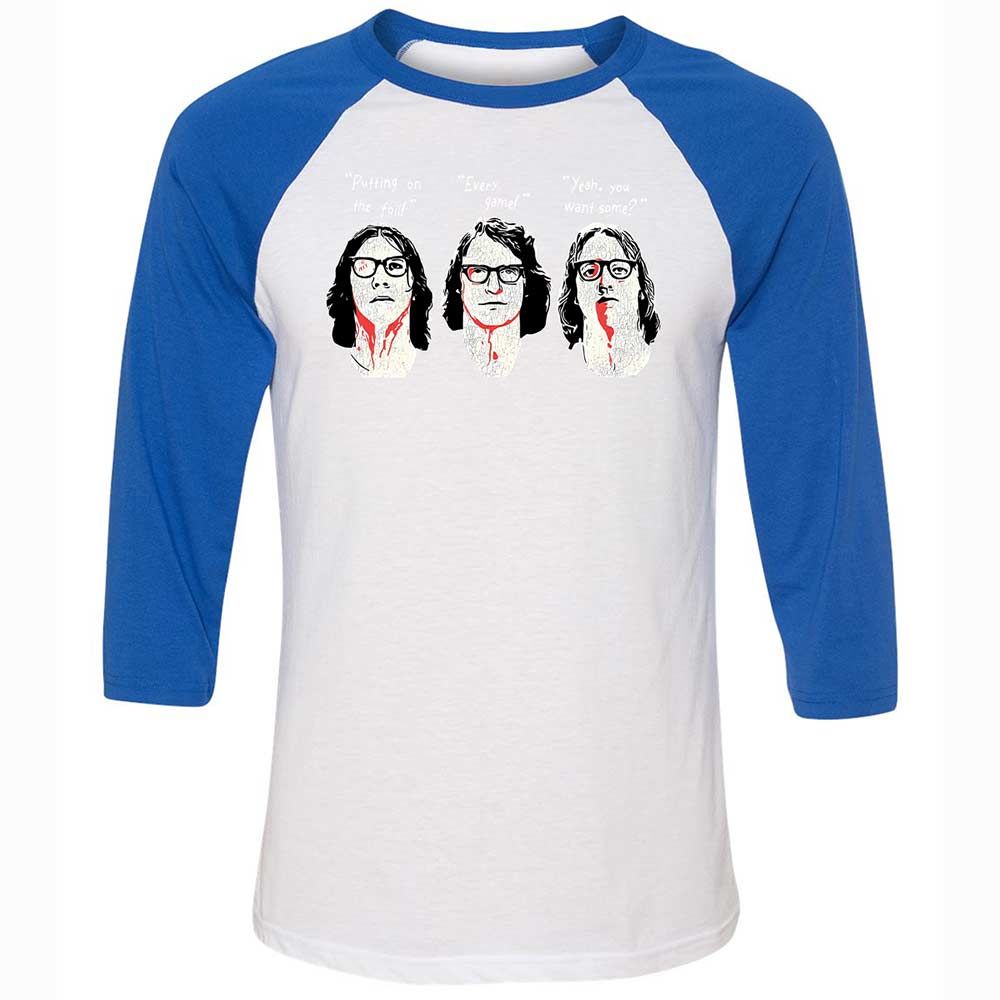 Unisex 3/4 Baseball Tee - EY6M3ZHH - White/True Royal - 10
