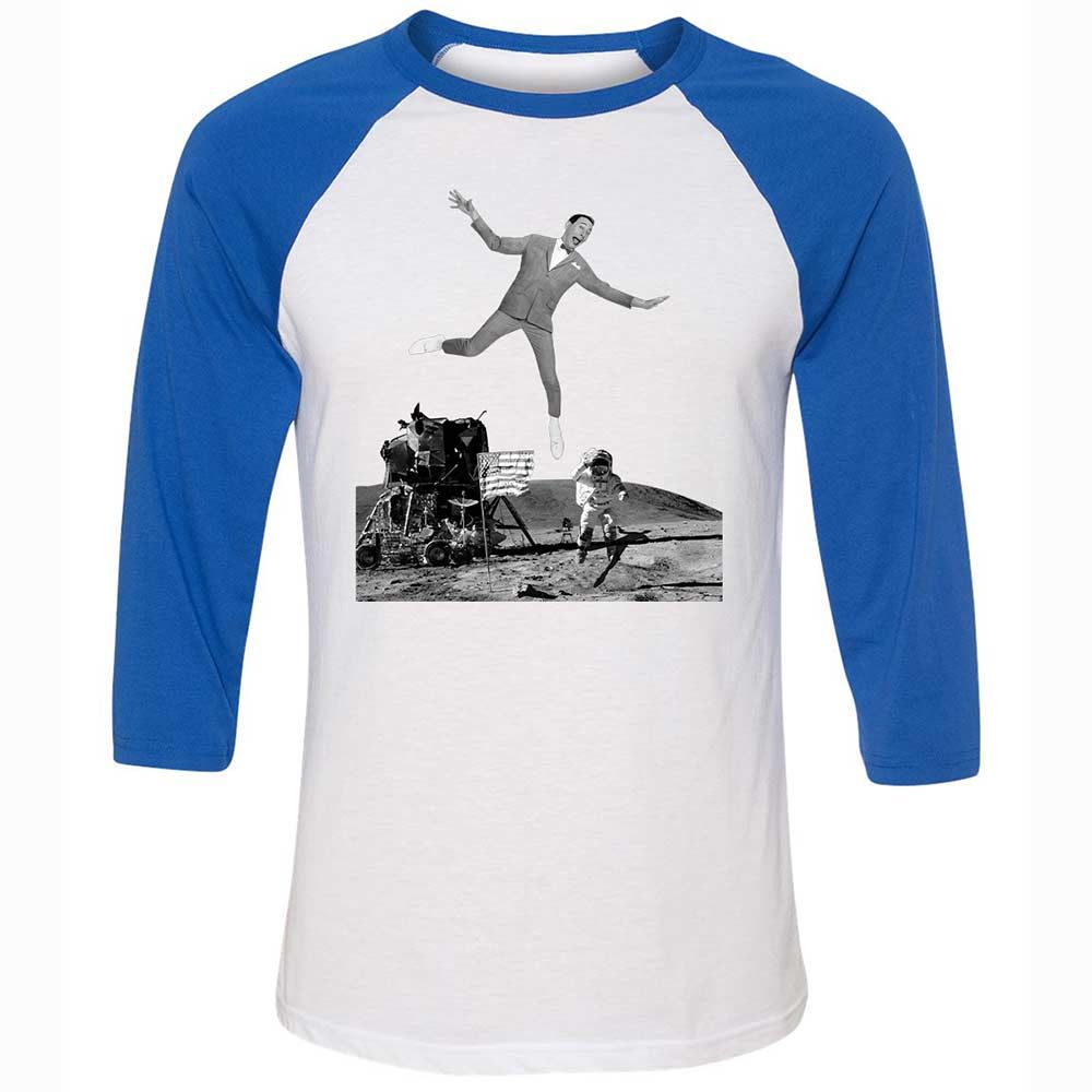 Unisex 3/4 Baseball Tee - MMTEZH6B - White/True Royal - 10