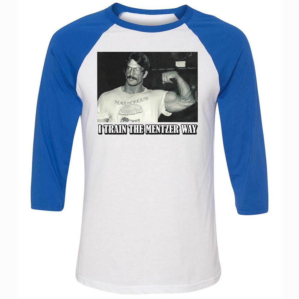 Unisex 3/4 Baseball Tee - A8YLVXX5 - White/True Royal - 10