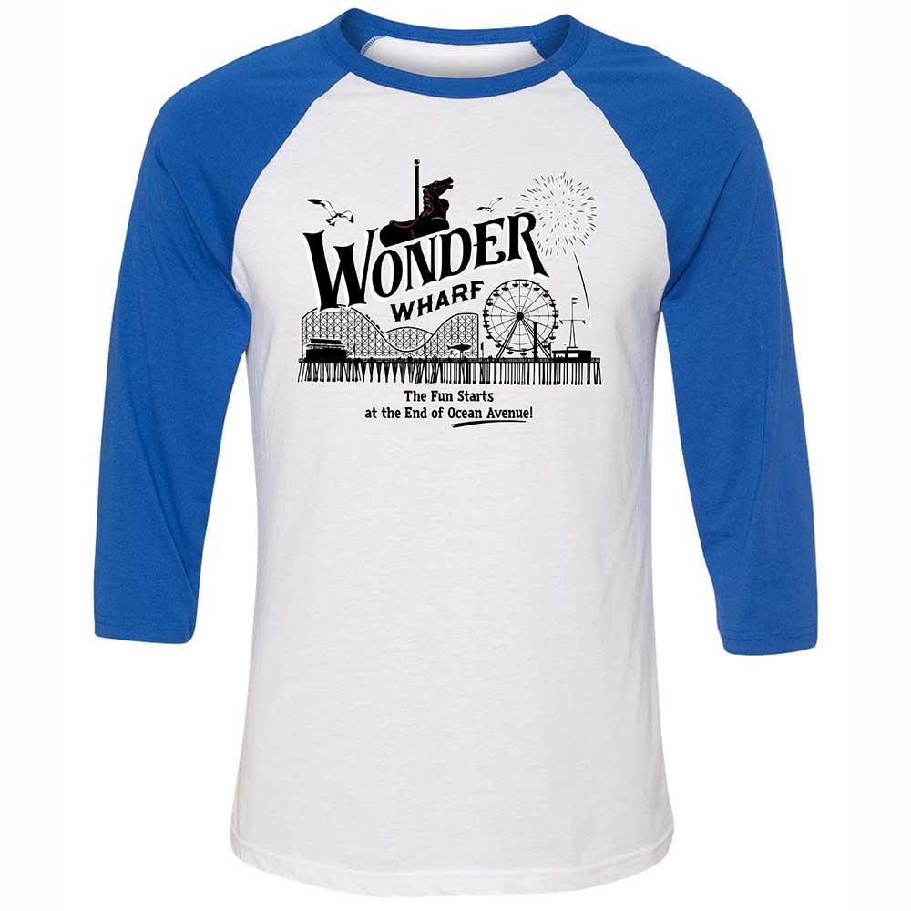 Unisex 3/4 Baseball Tee - NZL3DXX4 - White/True Royal - 10