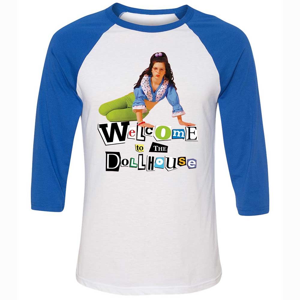 Unisex 3/4 Baseball Tee - SUTDUVD6 - White/True Royal - 10