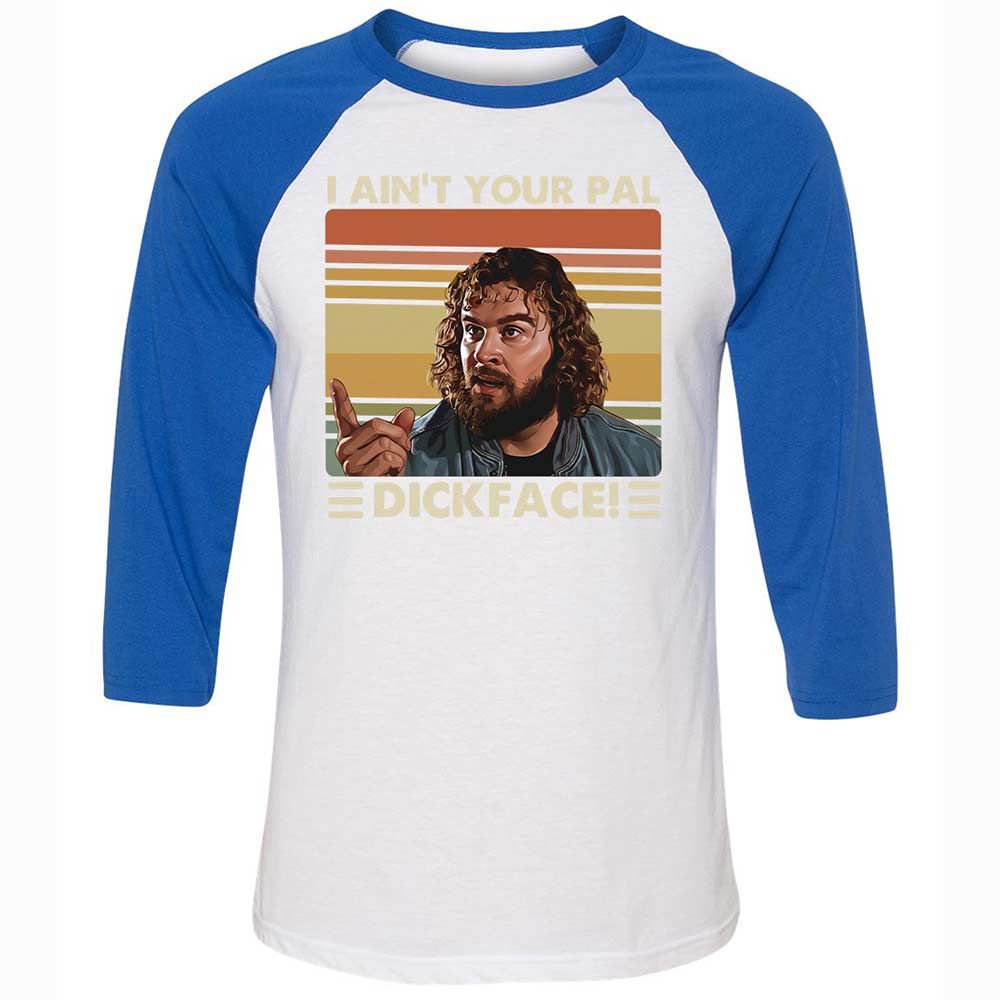 Unisex 3/4 Baseball Tee - RDEPA9SK - White/True Royal - 10