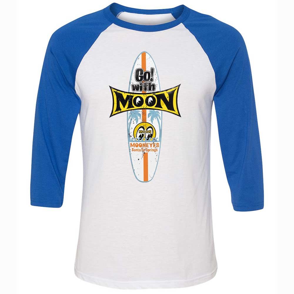 Unisex 3/4 Baseball Tee - R8AHKXFU - White/True Royal - 10