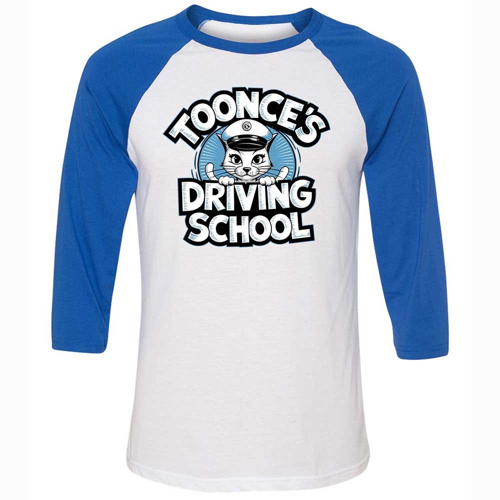 Unisex 3/4 Baseball Tee - JGHUGYCB - White/True Royal - 10