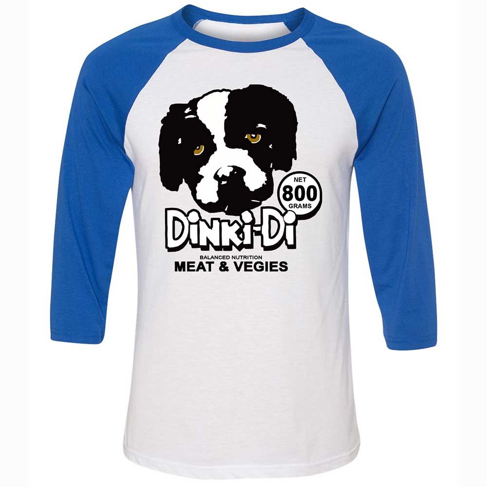 Unisex 3/4 Baseball Tee - DRFSVCEW - White/True Royal - 10
