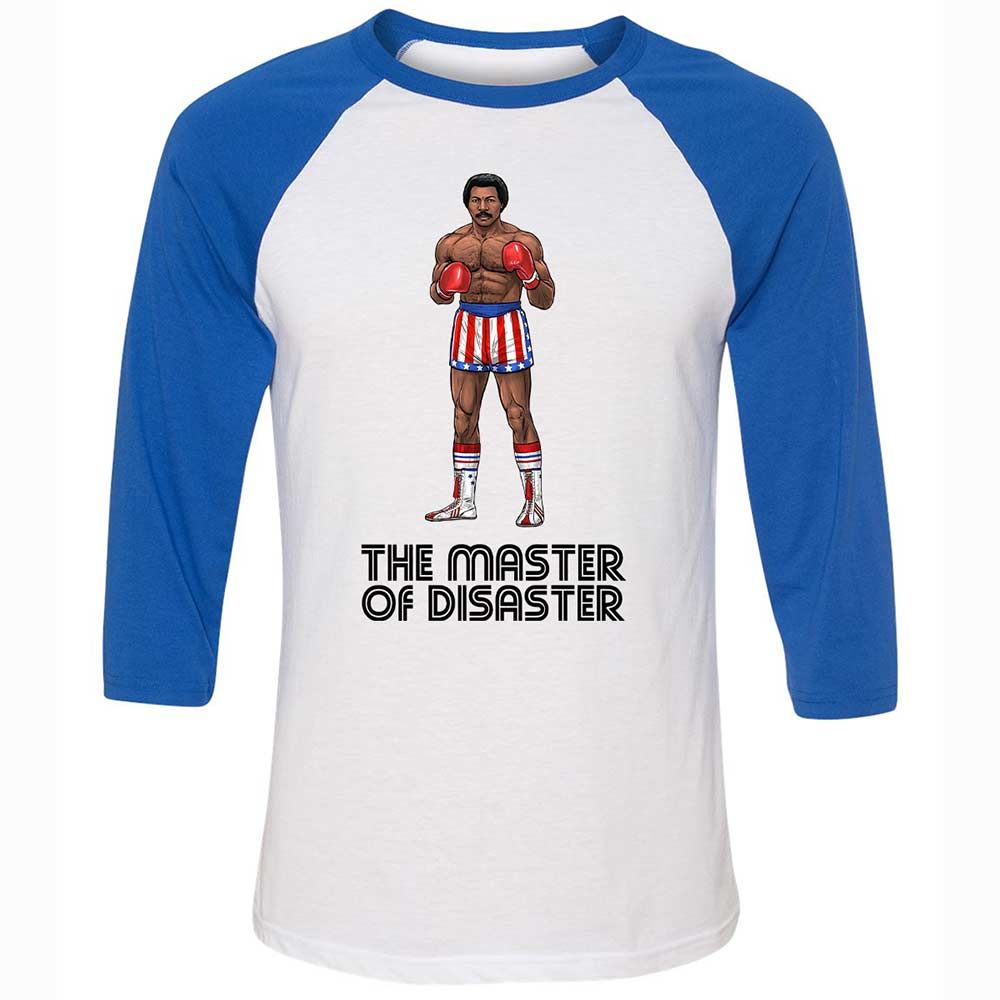 Unisex 3/4 Baseball Tee - CWBFW3L8 - White/True Royal - 10