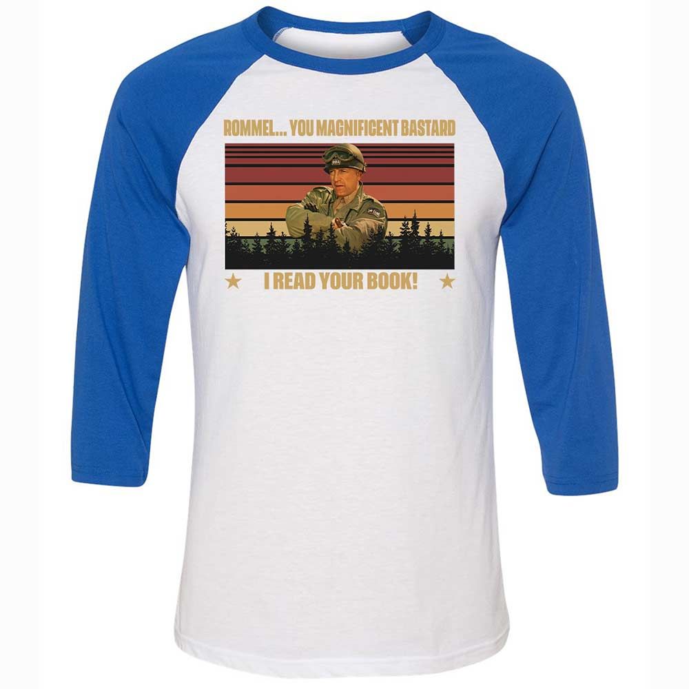 Unisex 3/4 Baseball Tee - DCQU4MKF - White/True Royal - 10