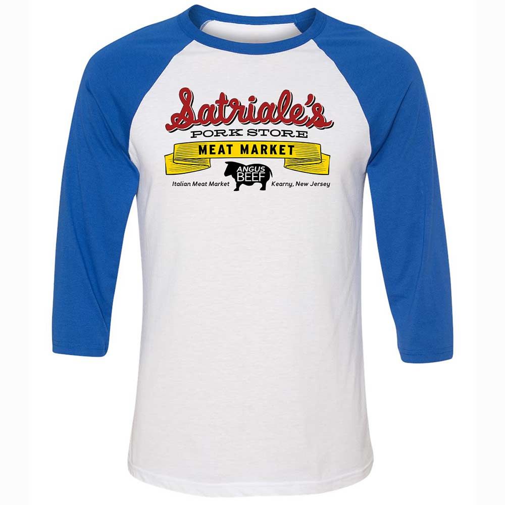 Unisex 3/4 Baseball Tee - R6UP8666 - White/True Royal - 10