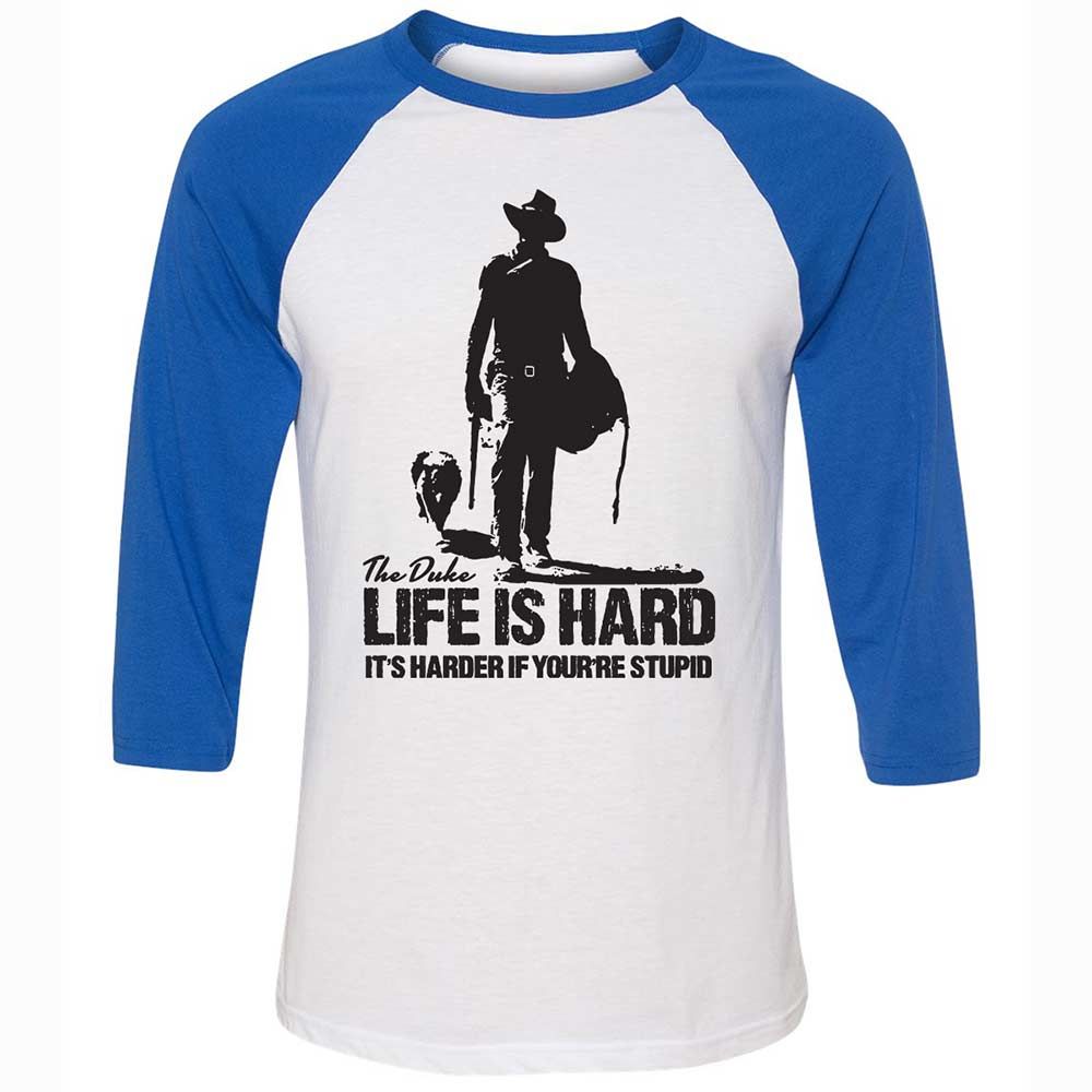 Life is hard - White/True Royal - 10