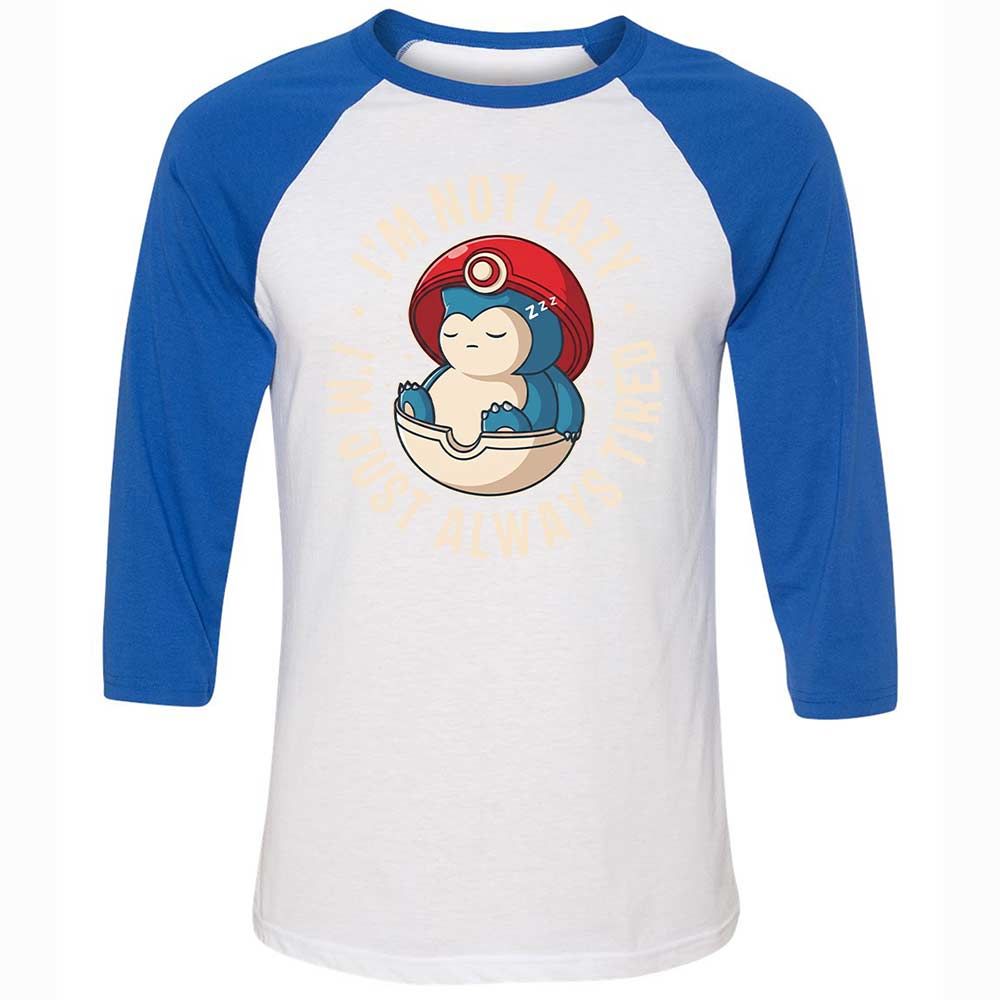 Unisex 3/4 Baseball Tee - N4Q4J2HX - White/True Royal - 10