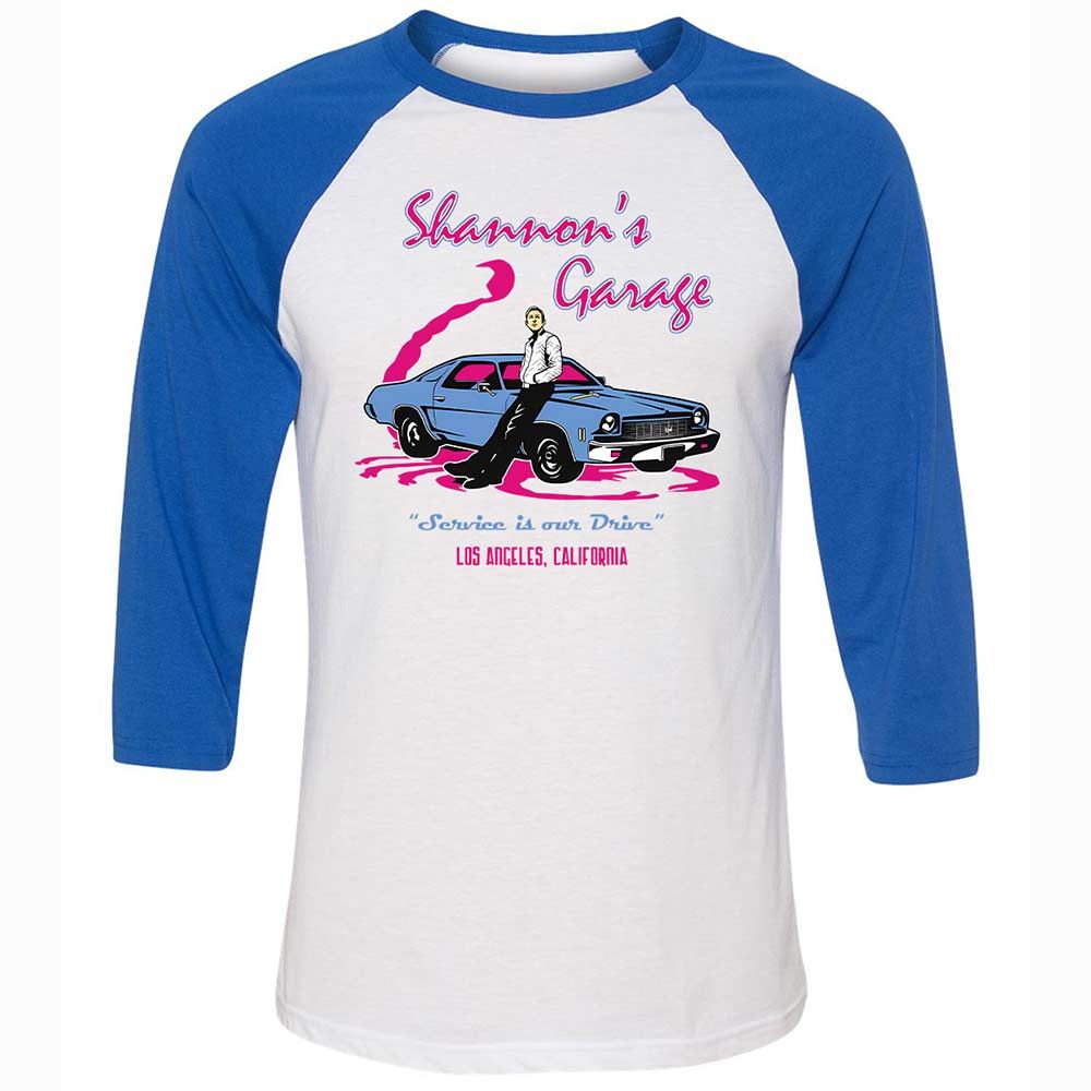 Shannon's Garage - White/True Royal - 10