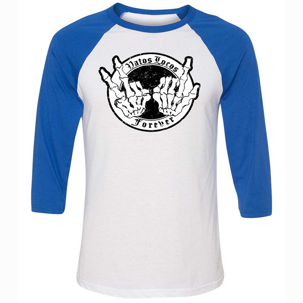Vatos Locos Forever - White/True Royal - 10