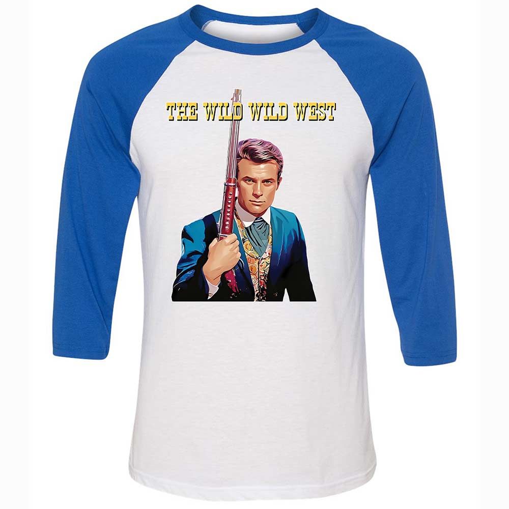 Unisex 3/4 Baseball Tee - CKGS3NWD - White/True Royal - 10