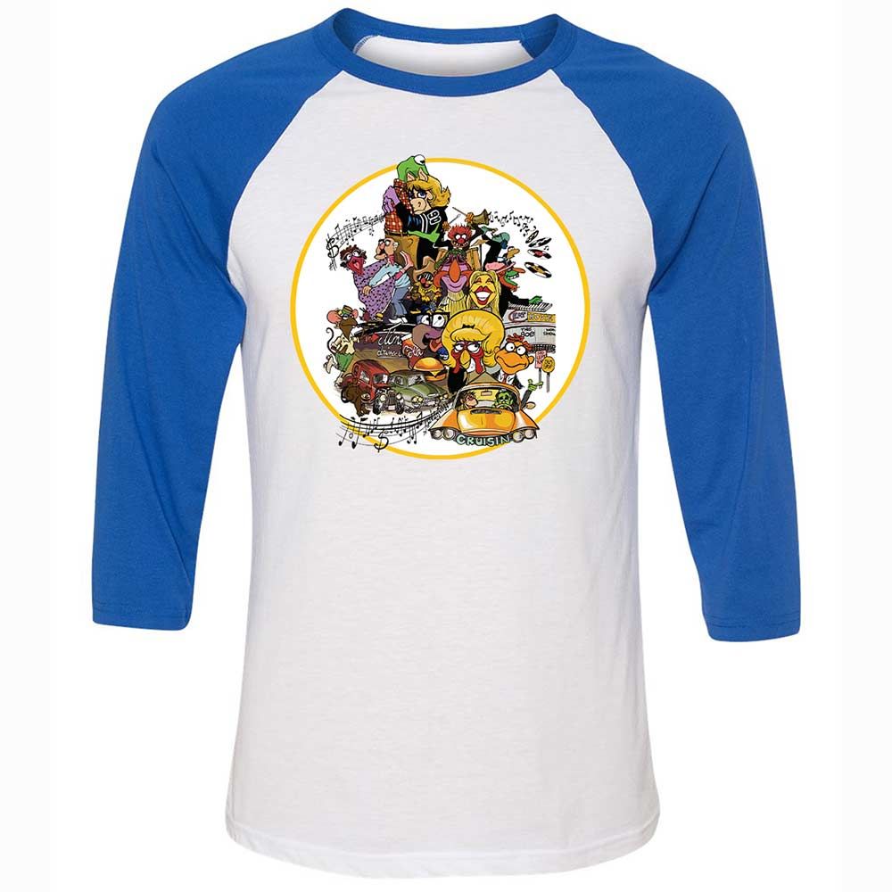 Muppet Graffiti - White/True Royal - 10