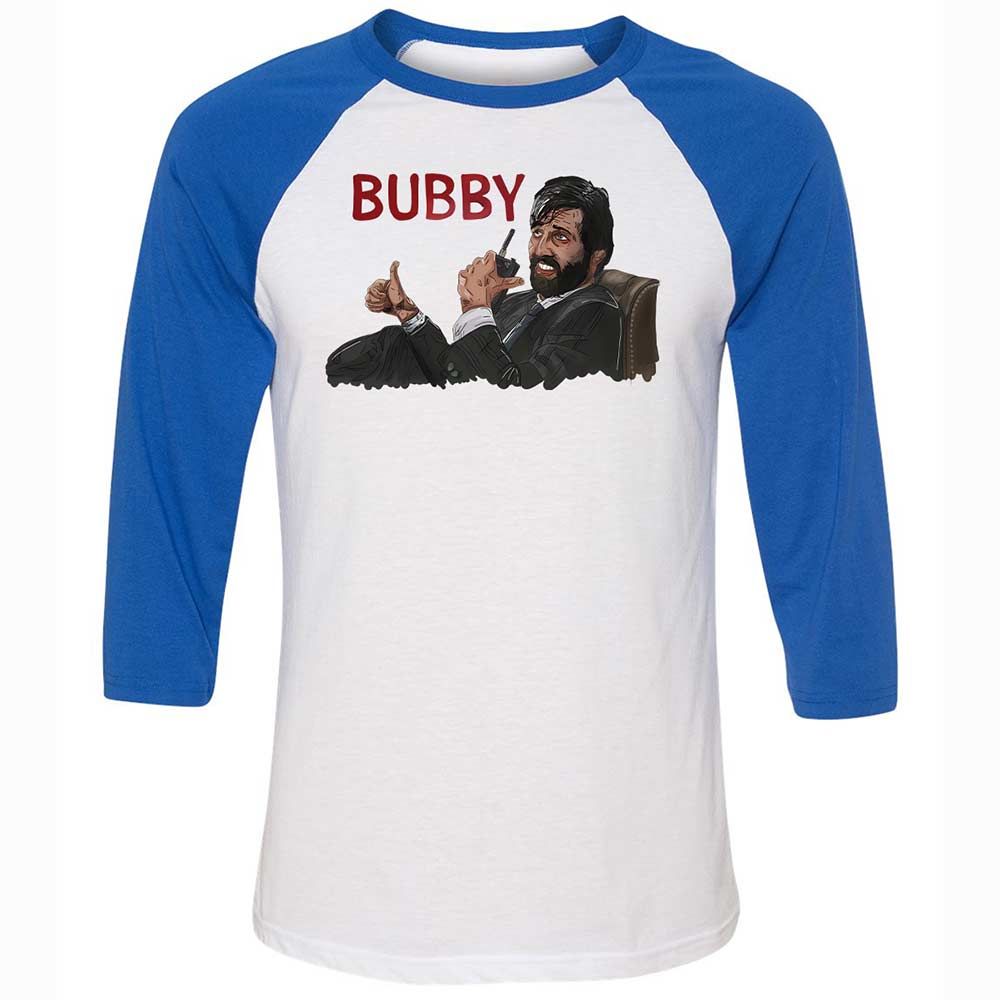 Unisex 3/4 Baseball Tee - WCCSACKY - White/True Royal - 10
