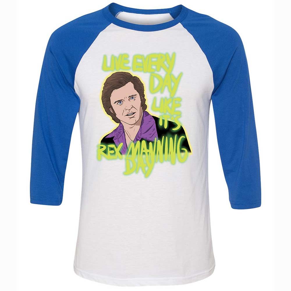 Unisex 3/4 Baseball Tee - 8KVYUWP9 - White/True Royal - 10