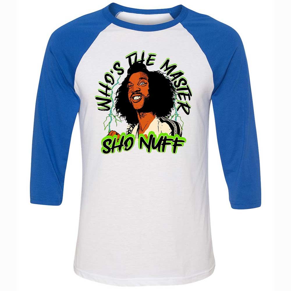 Unisex 3/4 Baseball Tee - V76W9STF - White/True Royal - 10