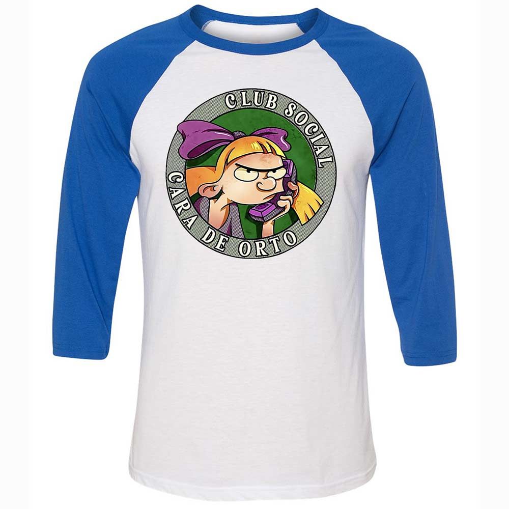 Unisex 3/4 Baseball Tee - H9A22KG1 - White/True Royal - 10