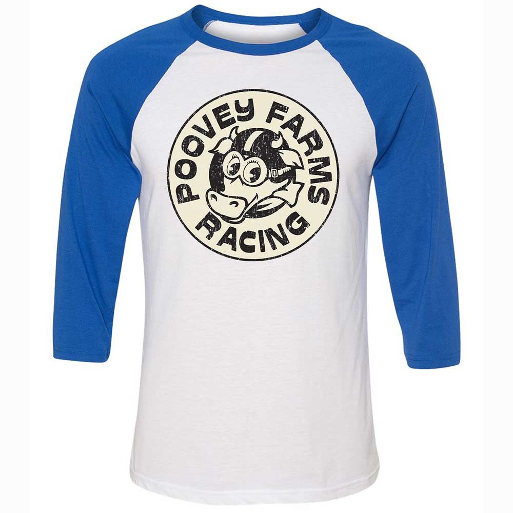 Unisex 3/4 Baseball Tee - JGSN6YJN - White/True Royal - 10