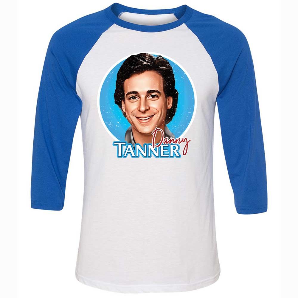 Unisex 3/4 Baseball Tee - BMTS9UV5 - White/True Royal - 10