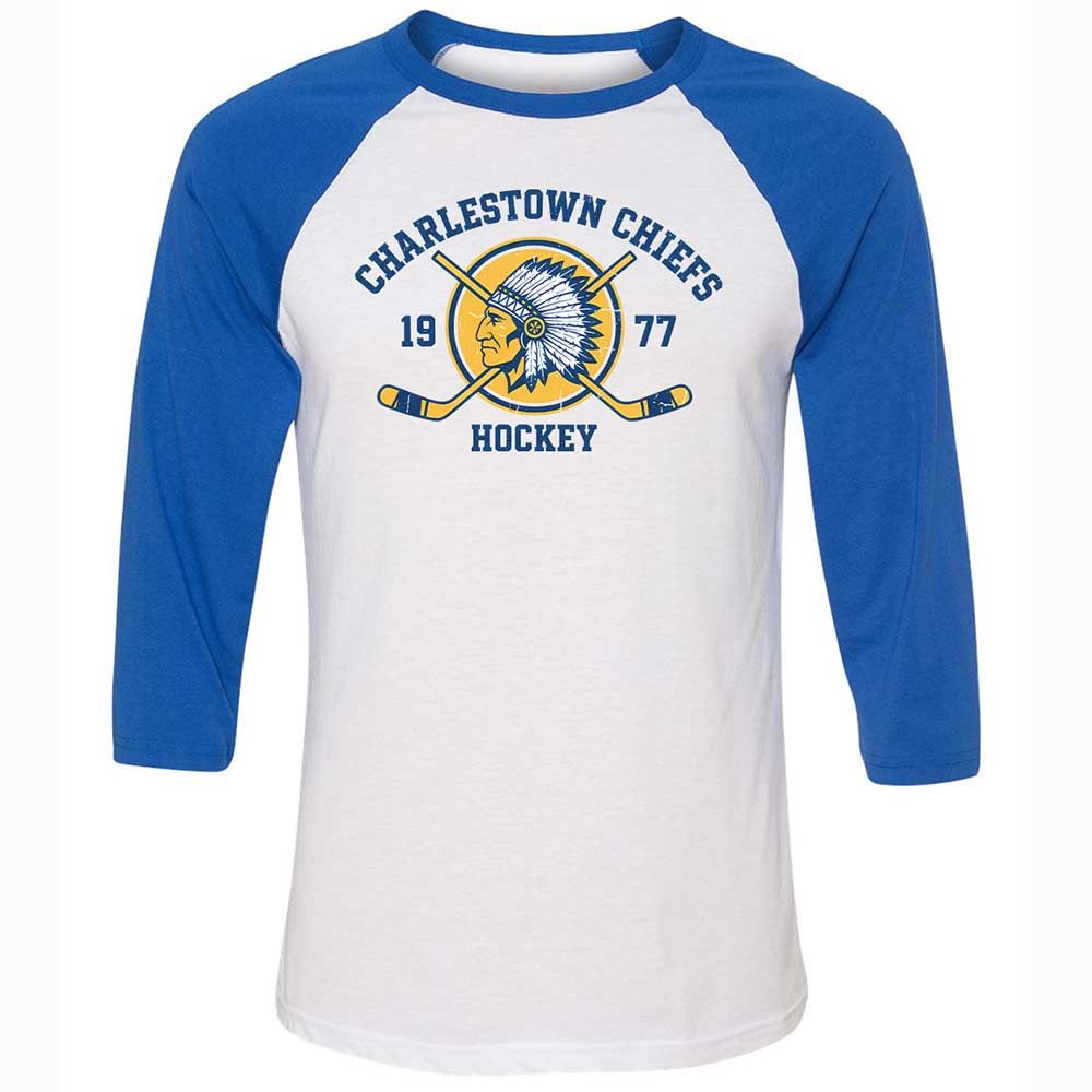 Charlestown Chiefs Hockey - White/True Royal - 10