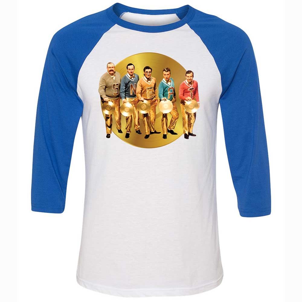 Unisex 3/4 Baseball Tee - S8DXGHAB - White/True Royal - 10