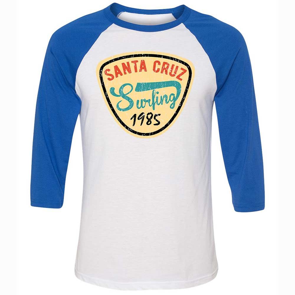 Unisex 3/4 Baseball Tee - 1XLTMHK8 - White/True Royal - 10