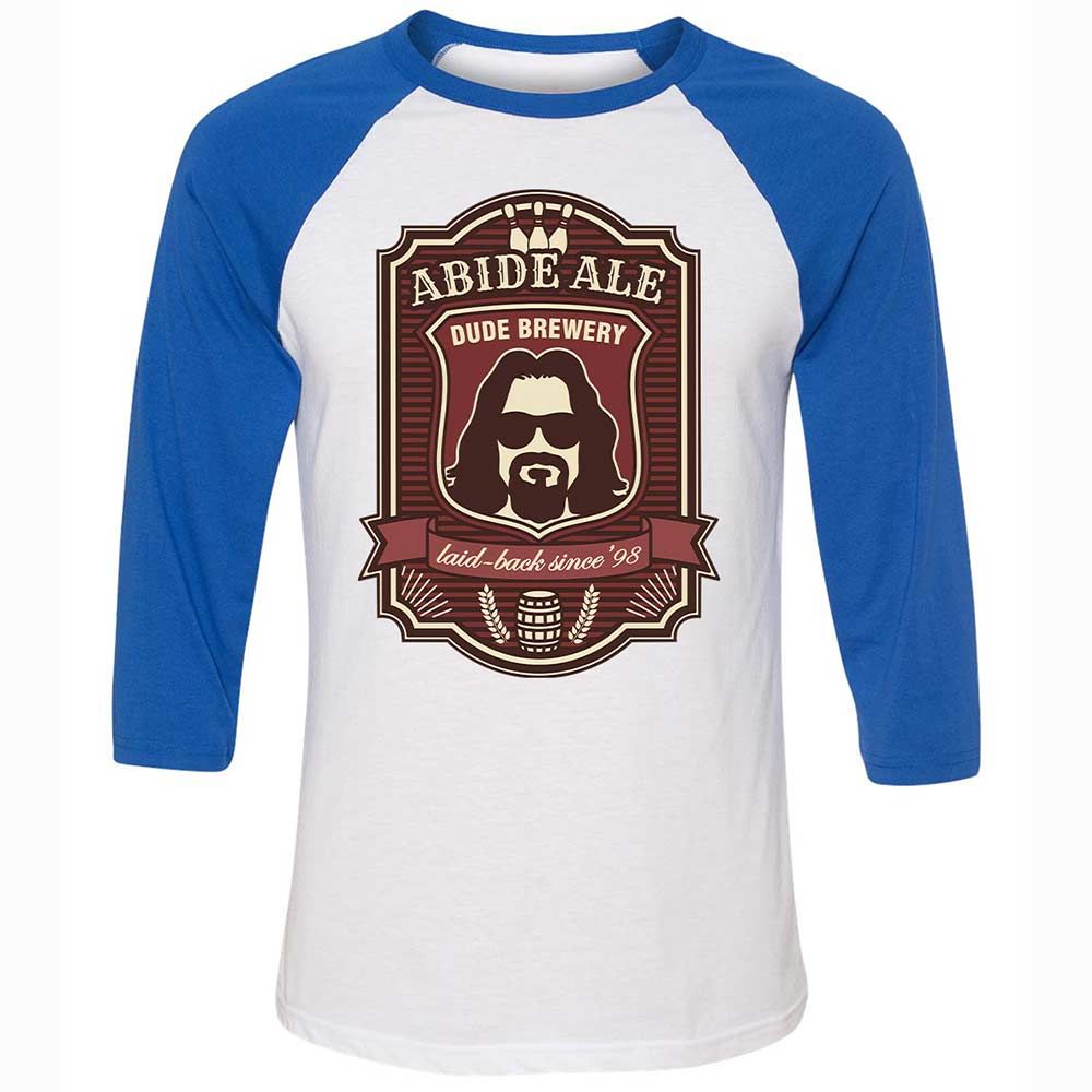 Unisex 3/4 Baseball Tee - P42ZMQ5L - White/True Royal - 10
