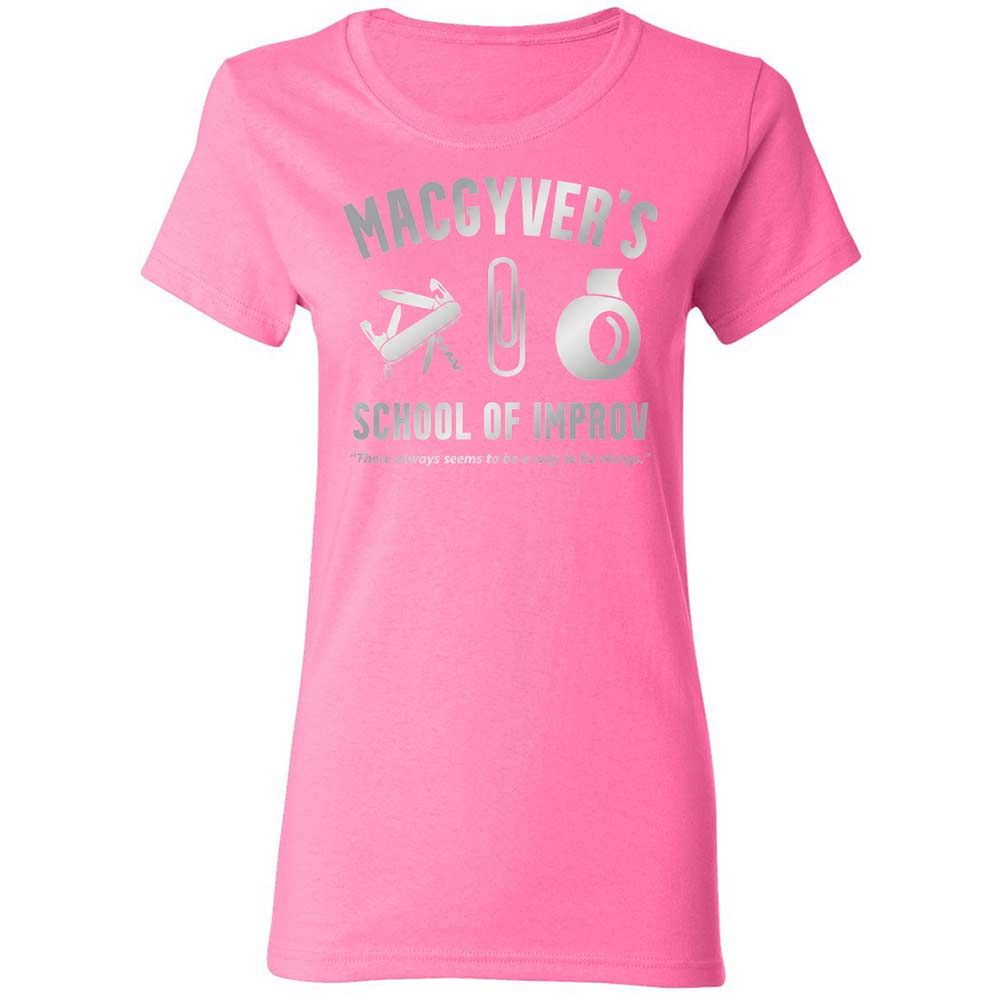 Women's T-Shirt - UEH5DKUQ - Azalea - 11