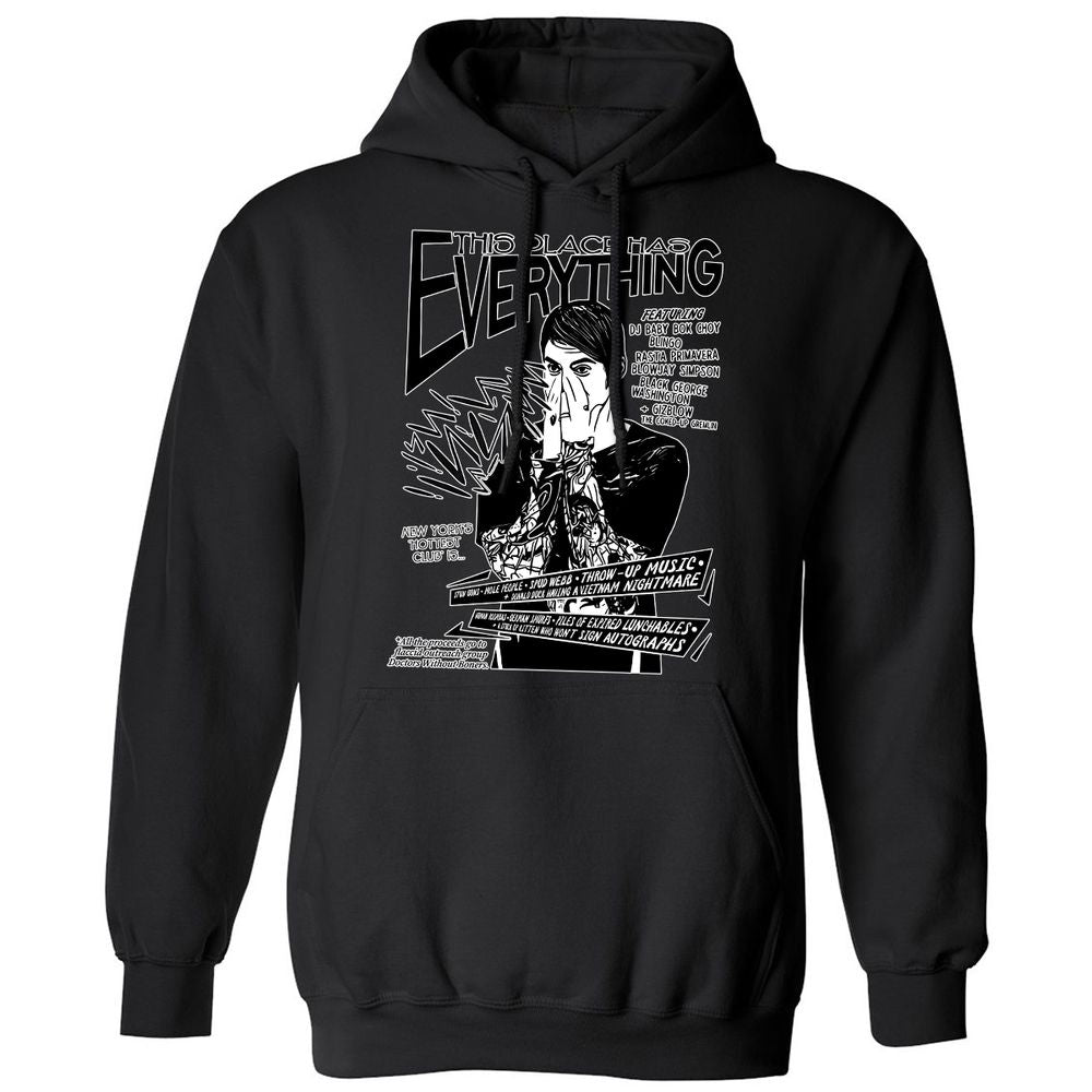 Classic Unisex Hoodie - S8LHV5FK - Black - 11