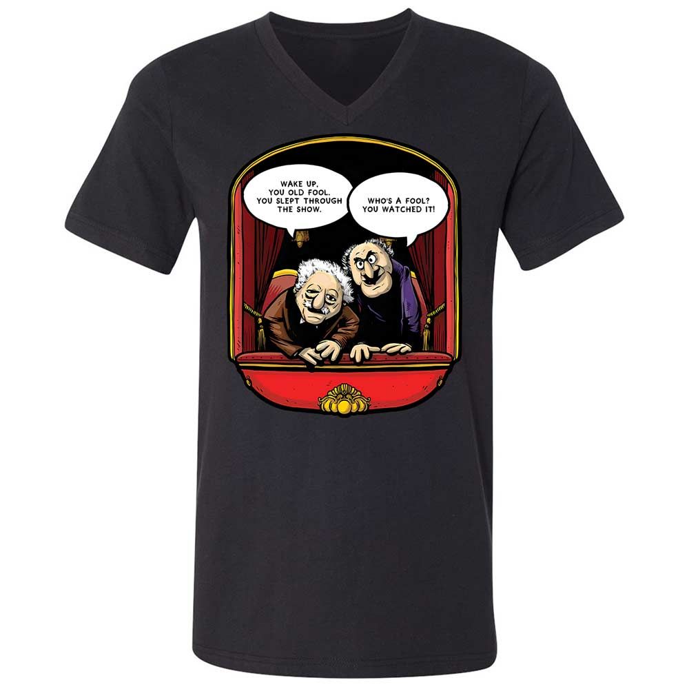 Statler and Waldorf (Wake Up) - Black - 11