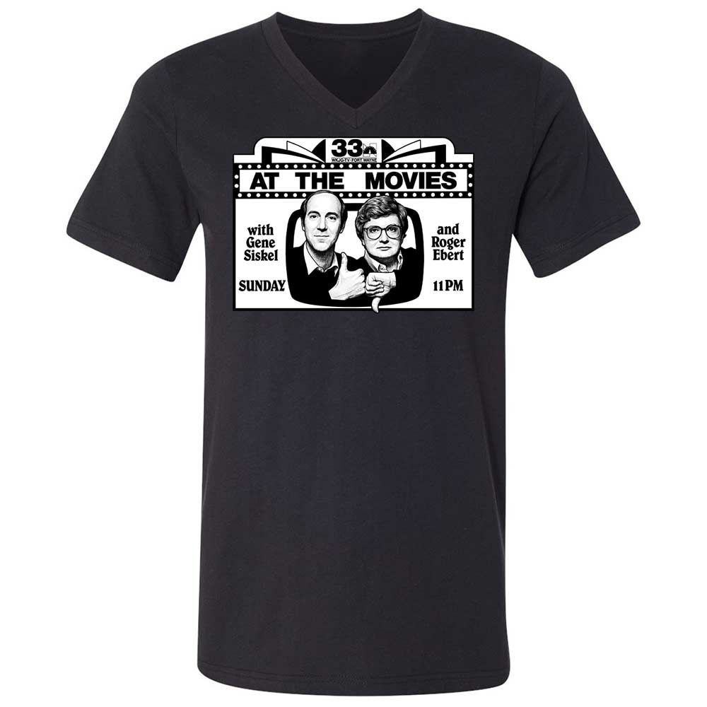 Unisex V-Neck T-Shirt - TPS6R4CH - Black - 11