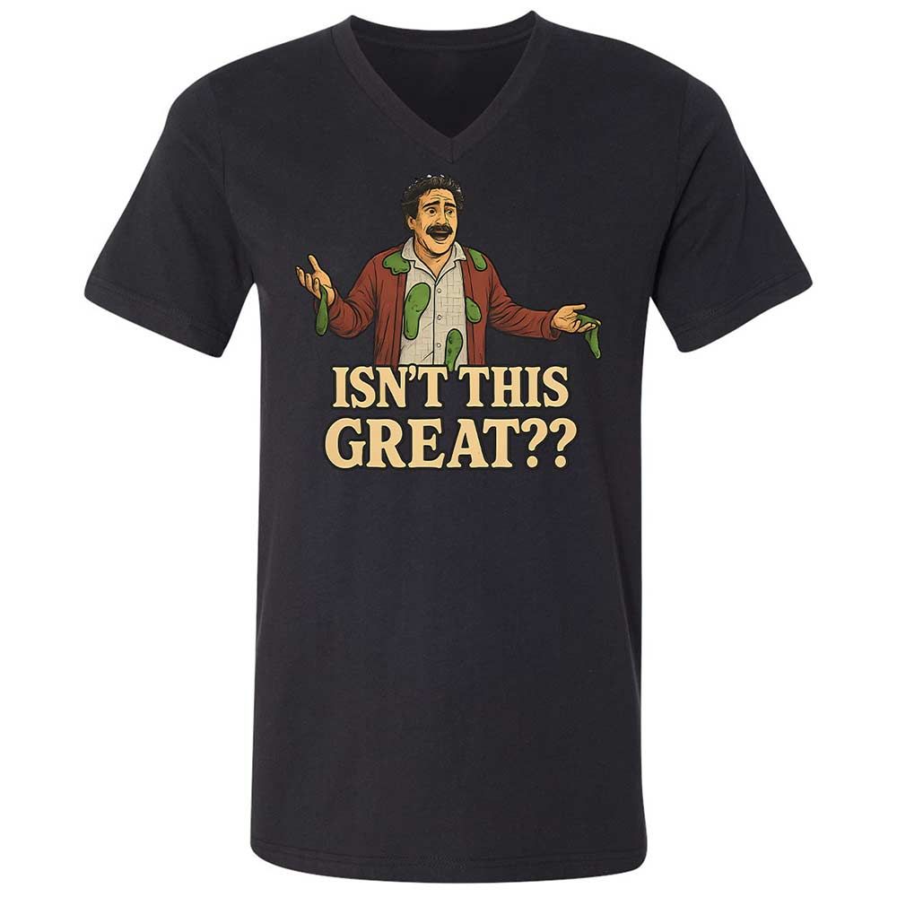 Unisex V-Neck T-Shirt - 4G936J9T - Black - 11