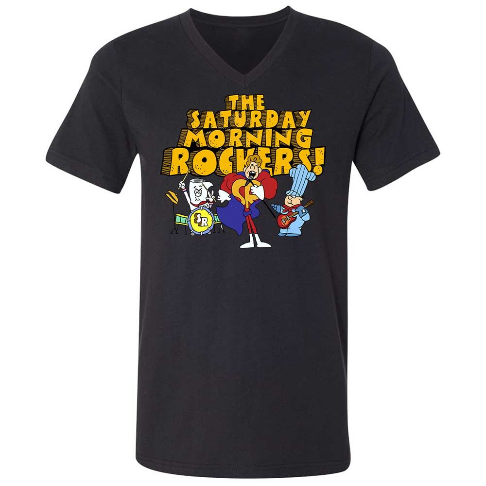 Unisex V-Neck T-Shirt - GB2ZY9D8 - Black - 11