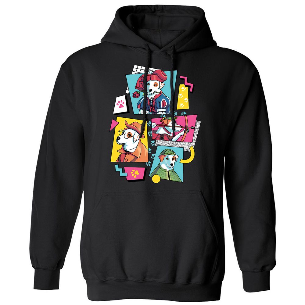Classic Unisex Hoodie - B2T8281P - Black - 11