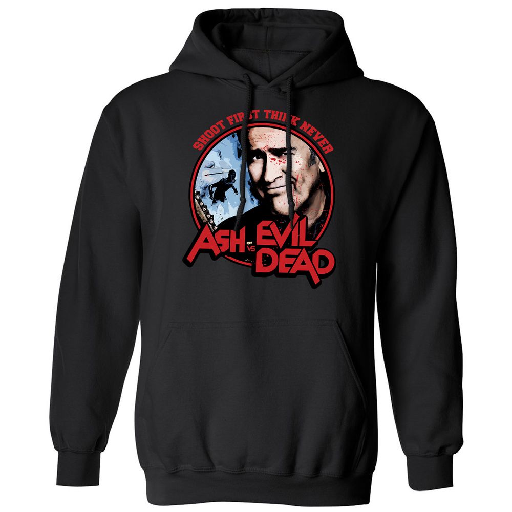 Classic Unisex Hoodie - RMQL9XHW - Black - 11