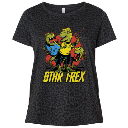 Ladies Curvy Jersey - W29K85LR - Black Leopard - 11