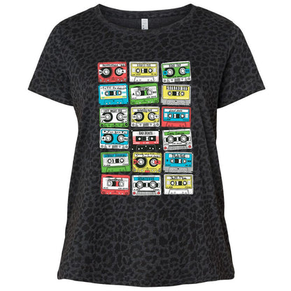 Ladies Curvy Jersey - PPXXBUCB - Black Leopard - 11