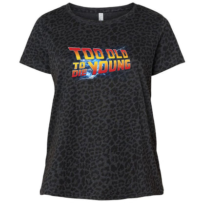 Ladies Curvy Jersey - UL1LT6ZC - Black Leopard - 11