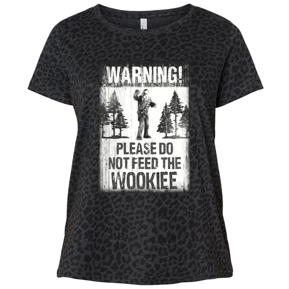 Ladies Curvy Jersey - B8E763JX - Black Leopard - 11