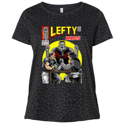 Ladies Curvy Jersey - 7EWESBY4 - Black Leopard - 11